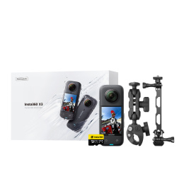 Insta360 X3 Motorcycle Kit - zestaw z kamerą i akcesoriami