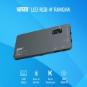 Lampa LED RGB-W z dyfuzorem i statywem Rangha Set - Newell