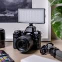 Lampa LED RGB-W z dyfuzorem i statywem Rangha Set - Newell