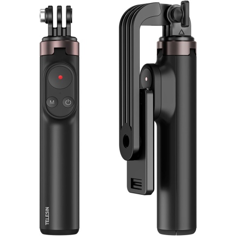 Selfie stick Regulowany z Pilotem Bluetooth do GoPro DJI Insta360