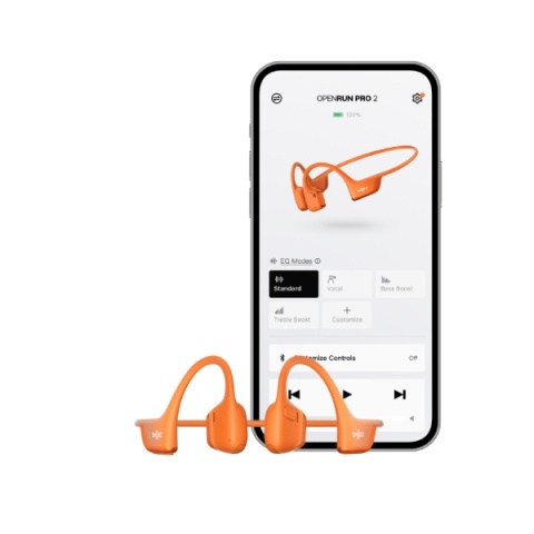 Słuchawki bezprzewodowe - kostne Shokz OpenRun Pro 2 Mini Orange