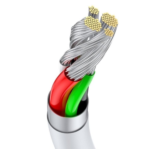 Kabel USB - USB-C 1m - Baseus Superior Series 66W (Biały)