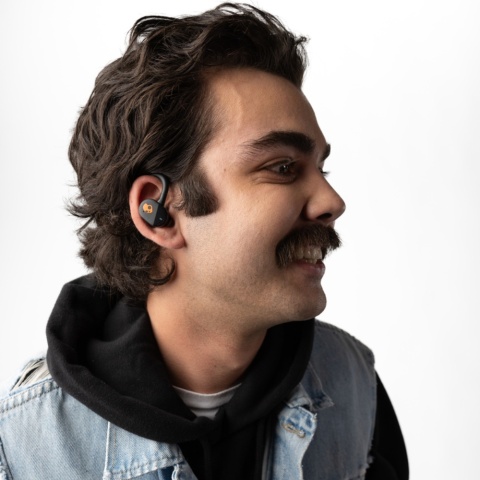 Słuchawki douszne Skullcandy PUSH PLAY ACTIVE TRUE (BLACK/ORANGE)