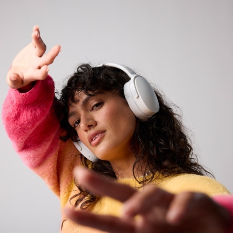 Słuchawki bezprzewodowe Skullcandy Hesh Evo (BONE/ORANGE)
