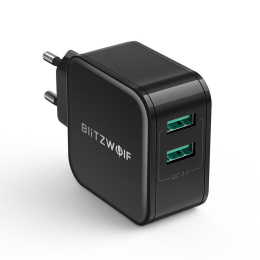 Ładowarka sieciowa Blitzwolf Dual USB QC3.0 18W